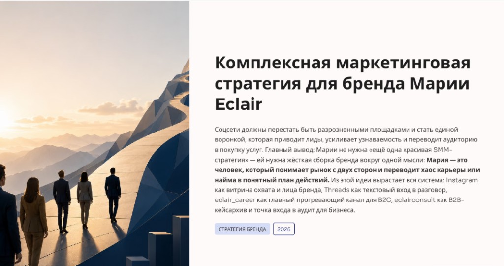 Маркетинговая стратегия